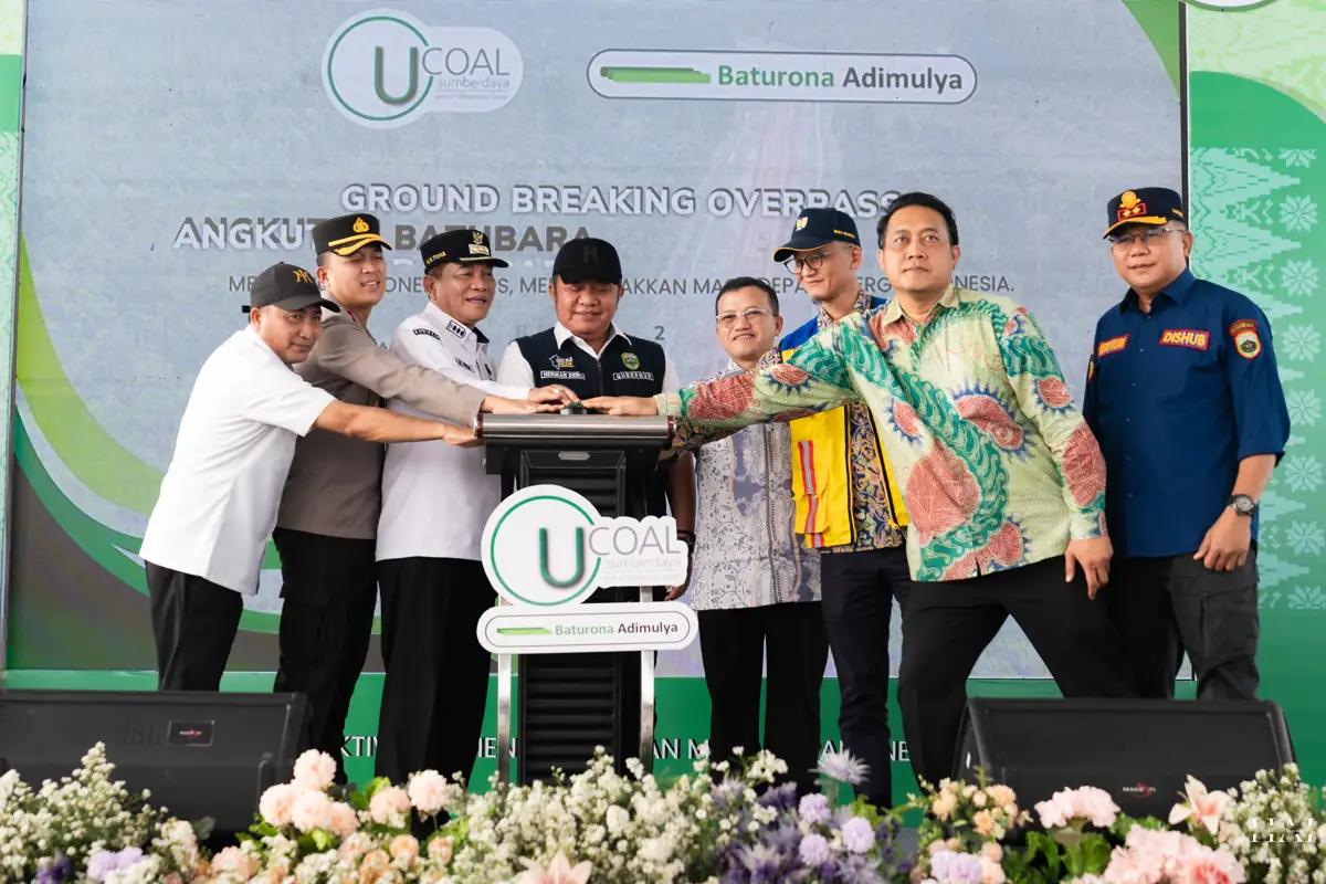 PT Baturona Adimulyo Begins Coal Overpass Construction in Musi Banyuasin, Inaugurated by Herman Deru