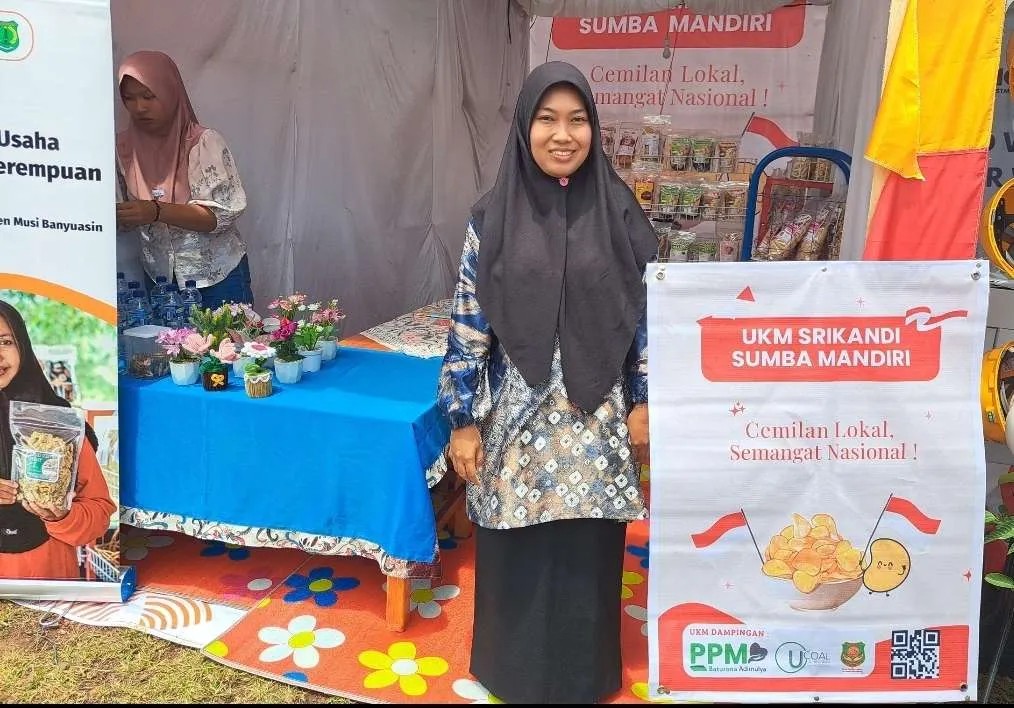 MSME KUEP Srikandi Sumba Mandiri, Supported by PT Baturona Adimulya, Joins the Sungai Lilin Expo 2025