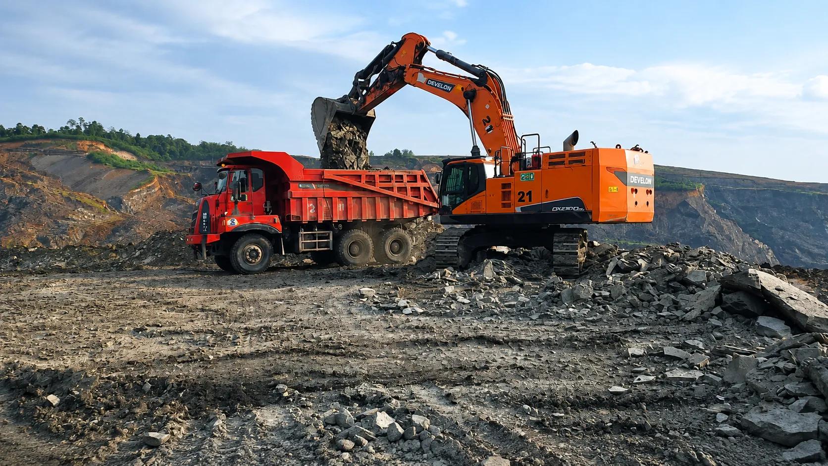 Mining heavy equipment